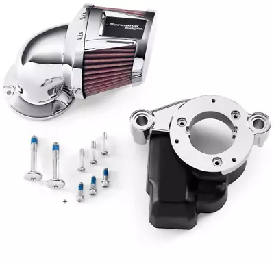 Harley Davidson Chrome Screamin' Eagle Heavy Breather Elite Air Cleaner 17-23 • $467.96