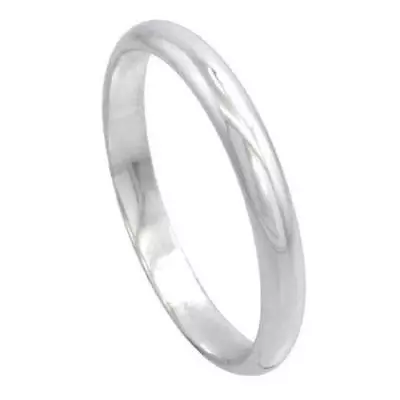 3mm Men & Women Sterling Silver High DOME Wedding Band Thumb / Toe Ring  • $10.49