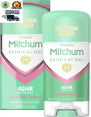 Mitchum Women Clinical Gel Antiperspirant Deodorant Powder Fresh 2.0Oz • $27