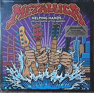 Metallica - Helping Hands...Live & Acoustic  LP Blue Vinyl - New/Sealed • £155