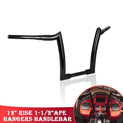 12'' Rise Rise Ape Hangers Handlebar For Yamaha V-star 1100 XVS1100 • $148.22