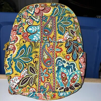 Vera Bradley Provencal  Small Backpack Cosmetic Bag And Pouch - Yellow Floral • $52