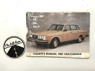 1981 Volvo 240 DL GL GLT Owners Manual USA/Canada • $22.99