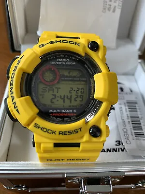 Rare CASIO G-SHOCK FROGMAN GWF-T1030E-9JR Yellow 333 Limited Edition • $3200