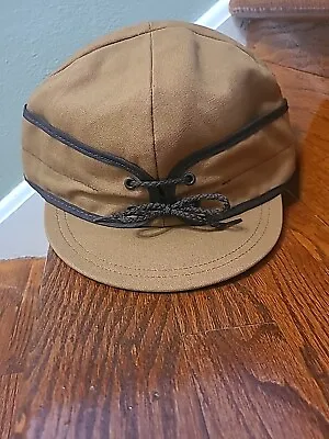 New Vintage Thinsulate Duck Canvas Hat Cap  Made In USA Size 7 1/4 • $8.50