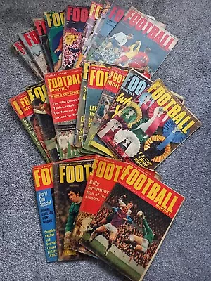 22 X Vintage Charles Buchan's Football Monthly Mags Bundle From 1968- 1970 • £12.99