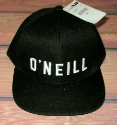 $21.95 • Buy Mens O'neill Black Snapback Hat Adjustable Cap One Size