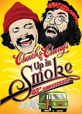 CHEECH AND CHONG UP IN SMOKE 40TH ANNIVERSARY 13x19 GLOSSY PHOTO MOVIE POSTER • £11.57