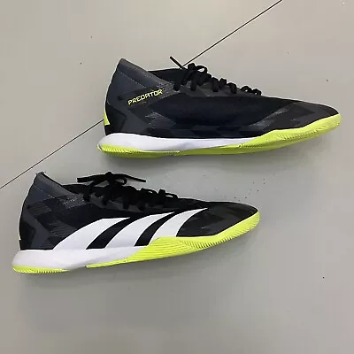 Adidas Predator Accuracy Injection.3 Indoor Soccer Turf Shoes Mens Size 11 Black • $39.99