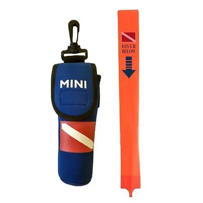 Scuba Diving 55  PVC Surface Marker Buoy (SMB/Safety Sausage) With Pouch & Line • $22.03