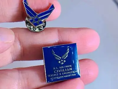 Lof Of 2 US Air Force Civilian Military Memorabilia Vintage Brooch Pin V-5576 • $9.99