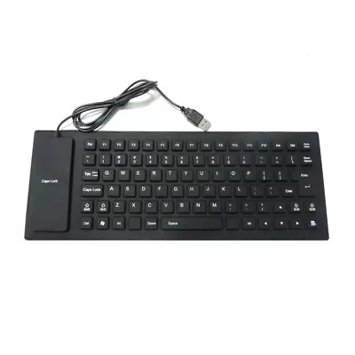 USB Silicone Rubber Waterproof 109 Keys Flexible Foldable Keyboard PC Mac NEW! • $19.99