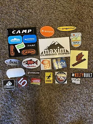 25 Climbing Stickers! Mtn Hardwear Maxim Ropes Sterling Rope Petzl Metolius Kavu • $12