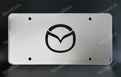 MAZDA License Plate Custom Made Of Stainless Steel • $34.99