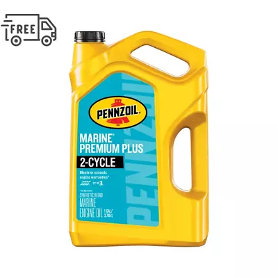 Pennzoil Marine Premium Plus 2-Cycle Synthetic Blend Motor Oil 1 Gallon • $20.54