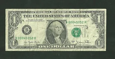 Error United States 1 Dollar 1977A Federal Reserve Note Overprint Shift US Money • $103.95