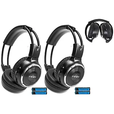 2 Fold In Wireless Headphones For Volvo Vehicles IR Rear TV DVD New Headsets 208 • $24.99