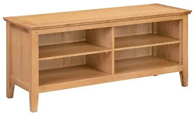 £199.99 • Buy Large Oak Hallway Shoe Storage Bench | Solid Wooden Organiser/Cabinet | 8 Pairs