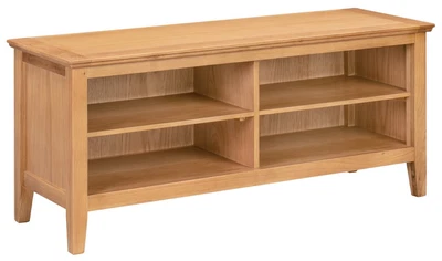 £199.99 • Buy Large Oak Hallway Shoe Storage Bench | Solid Wooden Organiser/Cabinet | 8 Pairs