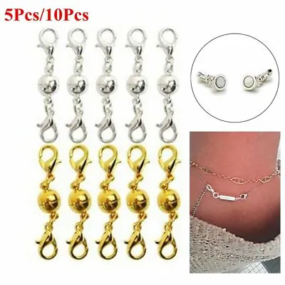 Magnetic Clasps  Necklace Bracelet Connector Buckle Jewelry Making Supplies • £3.40