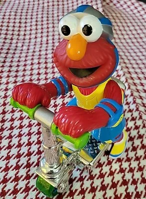 Sesame Street Elmo Scooter Toy  Mattel Press And Go Action 8  2000 Y2K Works!  • $12.99