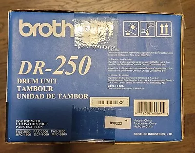 New Genuine Brother MFC-4800 MFC-6800 Fax 2800 2900 3800 DR-250 Drum Unit DR-250 • $35