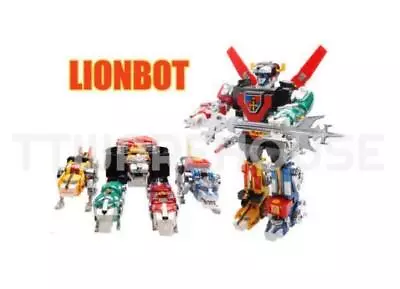 (NO BOX) NEW VOLTRON LIONBOT 1980 Chogokin Die-Cast Metal 5-in-1 ROBOT SET • $219.99