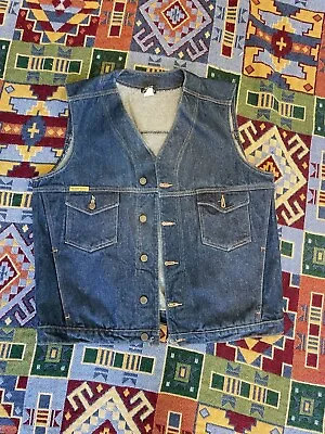 $40 • Buy Prsn Blu Jean Vest Vintage USA