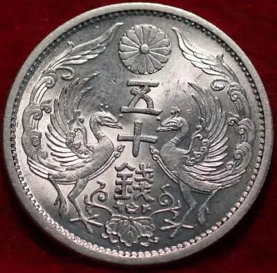 $19.50 • Buy Uncirculated 1934 Japan 50 Sen Foreign Coin