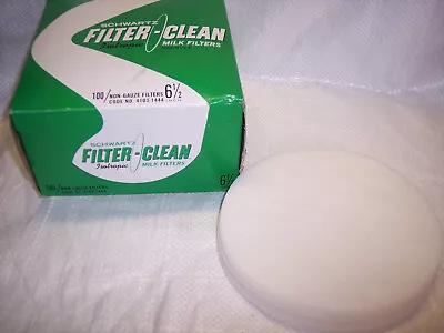 Schwartz Tuffy Milk Filters - 6.5 Inch (100+) • $8.95