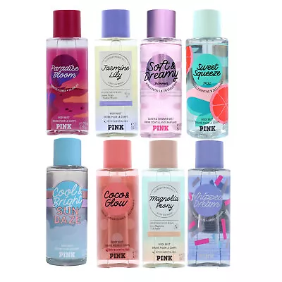 Victoria's Secret Pink Lot Of 5 Body Mist 8.4 Oz Each Fragrance Spray Vs New • $63.99