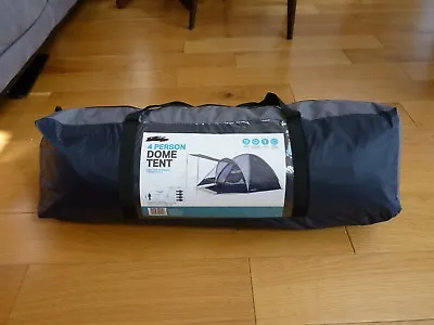 Halfords 4 Person Double Skin Dome Tent Model 292109 - MISSING The POLES • £51