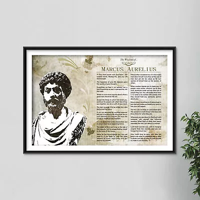 £79.50 • Buy The Wisdom Of Marcus Aurelius Poster - Photo Art Print Gift Motivation