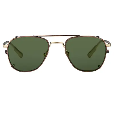 Kris Van Assche Sunglasses Rectangular Bronze And Green • £75.99
