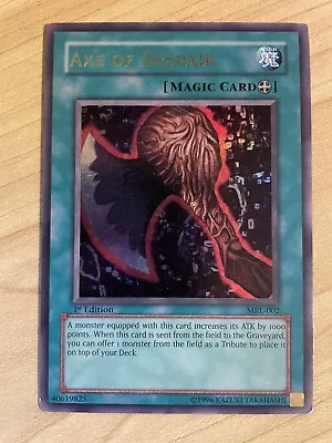 Axe Of Despair - MRL-002 - Ultra Rare 1st Edition Mod Play Yugioh OG Print • $27.99