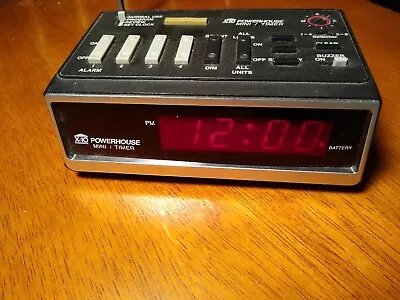 X10 Powerhouse MT522 Mini Timer Alarm Clock Programmable Controller • $39.99
