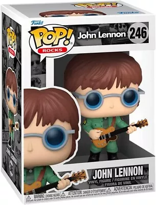 Funko Pop! Rocks John Lennon #246 Vinyl Figure With Military Jacket The Beatles • $22