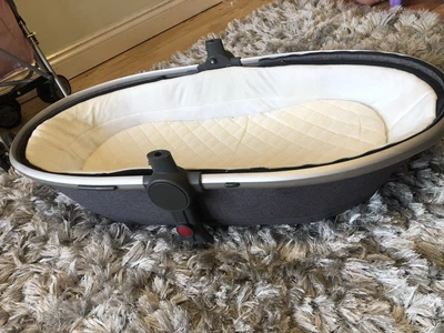 £28.99 • Buy ❤️Silver Cross Surf  2 Timeless Carrycot With Matress & Liner ❤️limited Edition