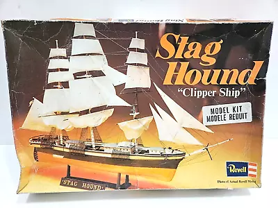 1/216 Revell Stag Hound Clipper Ship #h-317 Small Dent In Sail Ship Model Kit • $29.99