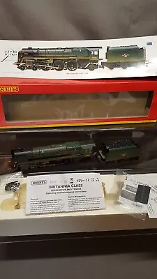 Hornby R2457 Br Green Britannia 4-6-2 Anzac 70046 F/weathered Exc Boxed Dcc Rdy • £105.50