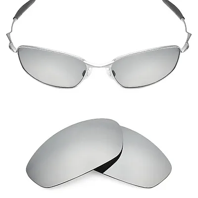 Hdhut POLARIZED Replacement Lenses For-Oakley Whisker Sunglasses Silver Mirrored • $24.98