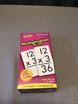 Trend Enterprises Multiplication 0-12 Skill Drill Flash Cards • $3