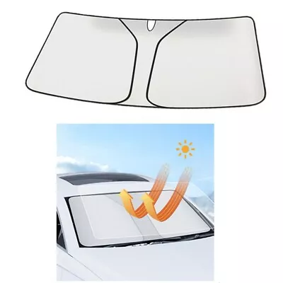 Car Windshield Sun Shade Foldable Sun Blocker For Car Truck SUV Automotive In • $23.30