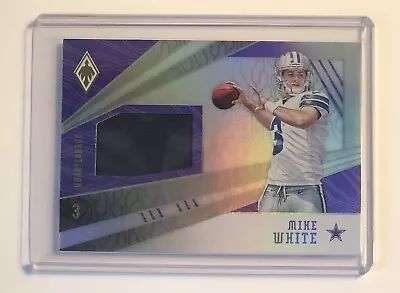 2018 Panini Phoenix Mike White #35 Rookie Rps Memorabilia Patch Purple /75 • $12