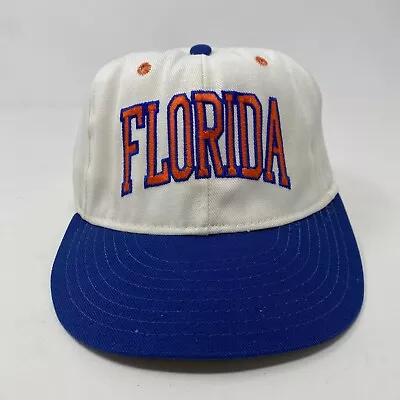 Vintage Florida Gators White And Blue Hat Cap By Pro Line Size 7 1/8 • $19.95