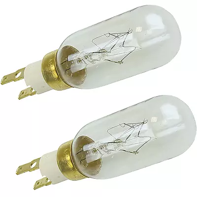 £6.09 • Buy 2 Fridge Freezer Lamp American Type For Whirlpool & Maytag T T125 40w Click Bulb