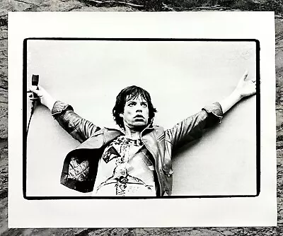 1978 Mick Jagger Rolling Stones  Live At Rich Stadium  Type 1 Original Photo • $695