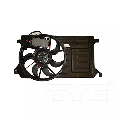 Dual Radiator And Condenser Fan Assembly TYC For 2010-2013 Mazda 3 2011 2012 • $201.96