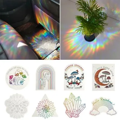 Sun Catcher Rainbow Maker Wall Stickers Mirror Sticker Window Decal Home Decor • $4.05