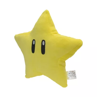7  Super Mario Bros Plush Toys Yellow Super Star Stuffed Doll Kids Xmas Gifts US • $9.89